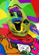 4soyjaks bbc colorful distorted food froge fruit glegle pear poopjak slopjak subvariant:blobson subvariant:hornyson thougher variant:beastjak variant:cobson // 397x563 // 295.0KB