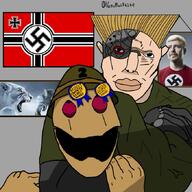 a10_eyes ack aryan blond capeshit creature_commandos cyborg dc_comics gi_robot jjba jojos_bizarre_adventure lion monkey mr_beast nazi_flag nazi_germany nazi_swastika reddit robot rudolph_von_stroheim sam_hyde snca stroheim tranny variant:bernd variant:chudjak // 680x680 // 85.2KB