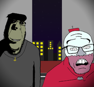 amerikaner benson buildings city colaws green_skin gumball gumball_machine murdoc_(gorillaz) purple_background regular_show subvariant:hornyson variant:cobson variant:feraljak // 1024x950 // 265.3KB