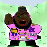 angry atheism atheistcuck award awards beard brown_skin clothes dirty_clothes ear esl esl_award faggot faggot_flag fat fez flag:gay_pride_flag flag:turkiye hair imp most_obsessed_faggot_award name_tag namefag_drama namefags obese obsessed obsessed_faggot rapist retard sign sky stink_lines stinky text trend:slopjak tvrkaryan tvrkicwvrriorforyuo tvrkicwvrriorforyuo_(nameroach) uttp utubetrollspolice utubetroonpolice variant:alicia white_background white_skin // 1280x1280 // 1.2MB