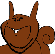 1soyjaks alternate animal buck_teeth no_glasses red_squirrel squirrel stubble subvariant:impish_squirrel tail teeth transparent_background trend:squirreljakking variant:impish_soyak_ears // 812x796 // 18.1KB