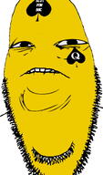 bbc biting_lip closed_mouth queen_of_spades soyjak stubble subvariant:hornyson tattoo variant:cobson yellow_skin yoba_face // 415x707 // 154.8KB