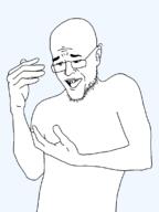 bald ear glasses looking_down open_mouth soyjak stubble template transparent_background variant:unknown why_can't_i_hold_all_these // 850x1133 // 50.0KB