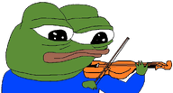 amphibian animal blue_shirt closed_mouth clothes frog green_skin holding_instrument holding_object instrument lips nas nas:pepe pepe pepe_the_frog subnas:apu transparent_background violin // 974x522 // 250.8KB