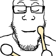 animated closed_eyes closed_mouth drum drumstick glasses music smile soyjak stubble variant:markiplier_soyjak // 600x958 // 158.7KB