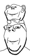 friendship subvariant:wholesome_soyjak variant:gapejak variant:impish_soyak_ears // 800x1491 // 288.0KB