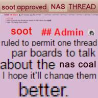 blue_eyes coal female glasses hair hand nas open_mouth pointing soyjak soyjak_party text variant:soytan // 554x554 // 378.3KB