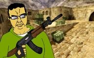 2000s ak-47 brown_skin counter_strike cs_1.6 de_dust2 elite_crew nostalgia shooter subvariant:chudjak_front terrorist variant:chudjak // 1000x618 // 347.4KB