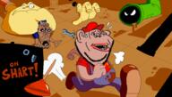 amerimutt angry beard brown_skin clothes dirty ear glasses hand hat lips mcdonalds mutt open_mouth overalls pipe pizza_tower plunger red_eyes red_shirt scared sewer shart shitskin soyjak stubble subvariant:doctos subvariant:euromutt subvariant:impish_amerimutt sweater teeth united_states variant:impish_soyak_ears variant:markiplier_soyjak // 1396x794 // 457.9KB