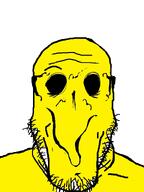 Malice black_eyes death evil smile soulless variant:markiplier_soyjak yellow_skin // 600x800 // 180.4KB