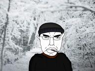 beanie big_lips clothes ext=mp4 glasses hair hat looking_at_you music op_is_an_aryan_beast_for_not_taging_his_own_posts smoking staring subvariant:chudjak_front sweater variant:chudjak video winter // 640x480, 9.1s // 856.7KB