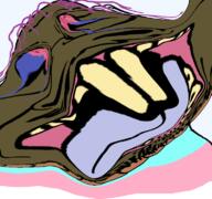 bloodshot_eyes brown_troonjak crying open_mouth rope soyjak suicide tongue transparent_background trend:slopjak variant:bernd // 768x719 // 213.0KB