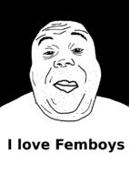 closed_mouth clothes femboy i_love soyjak stubble text variant:alicia // 592x800 // 24.6KB