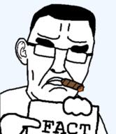 chud face fact glasses pointing sign smoking template transparent_background // 346x399 // 70.1KB