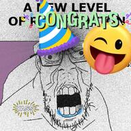 birthday_hat cross-eyed drool edited emoticon retard strabismus stupid variant:feraljak xitter // 1440x1440 // 637.9KB