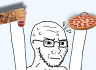 closed_mouth glasses holding_object little_caesars pizza stubble sweating variant:soyak // 550x400 // 94.2KB