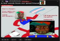 faggot fnf fnf_pedo jartypedo lowest_iq_award reddit tranny trans_rights transgender_flag trend:jartycuck // 1152x790 // 533.9KB