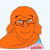 clothes female flag:transgender_pride_flag glasses jubille_(user) looking_at_you smile subvariant:female_feraljak tranny variant:feraljak // 1500x1500 // 89.9KB
