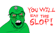 angry bloodshot_eyes chatgpt green_skin slop teeth text variant:feraljak // 2380x1424 // 73.4KB