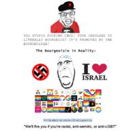 anti_nazi biting_lip bourgeois bourgeoisie capitalism che_guevara communism frown glasses hammer_and_sickle israel judaism kike meta:tagme red_star soyjak stubble variant:cobson variant:feraljak // 3500x3500 // 2.4MB