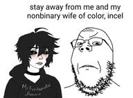 angry black_sclera emo_hair green_eyes meta:tagme nonbinary twinkjak variant:gapejak // 1920x1406 // 213.1KB