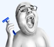 art drawing no_beard painting realistic shaved variant:gapejak // 684x588 // 228.5KB