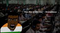 ai_generated call_center eyebrows glasses india indian music nigger open_mouth pajeet poo poop shitskin song toilet variant:el_perro_rabioso video // 640x360, 130.4s // 2.7MB