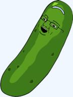 cartoon chud food foodjak glasses objectsoy open_mouth pickle pickle_rick rick_and_morty rick_sanchez soyjak variant:chudjak // 605x800 // 198.1KB