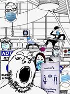 airplane airport american_airlines clothes coronavirus_pandemic face female full_body glasses mask mouth_mask multiple_soyjaks plane sign soyjak stubble subvariant:female_markiplier surgical_mask text variant:a24_slowburn_soyjak variant:feraljak variant:gapejak variant:markiplier_soyjak variant:soyak // 947x1280 // 292.0KB