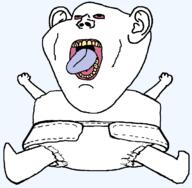 asset bloodshot_eyes diaper hand hands_up looking_up open_mouth shaved subvariant:pissbaby template transparent_background variant:impish_soyak_ears // 1480x1452 // 46.4KB