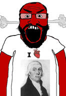 angry balding beard clothes cyrus_no-middlename_griffin glasses hair heart i_love open_mouth red_skin soyjak subvariant:science_lover tshirt variant:markiplier_soyjak // 2819x4096 // 729.9KB