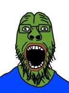 big_head big_mouth big_nose frog gape glasses kai_cenat kaicenat nuvariant nuvariants pepe stubble variant:kai_cenat wrinkles // 398x529 // 10.8KB