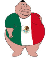 ToonSoy_(NameFag) brown_skin fat flag:mexico full_body mexico mutt mutt_lips muttxico obese penis satoko_houjou(namefag) spicjeet variant:meximutt // 827x976 // 216.1KB