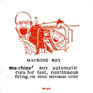 2soyjaks album_cover glasses gun helmet jazz machine_gun music open_mouth peter_brotzmann stubble text variant:feraljak variant:markiplier_soyjak weapon // 600x600 // 146.4KB