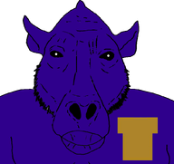 angry badge bald black_eyes creepy distorted evil five_nights_at_freddy's nose ominous open_mouth purple_guy purple_skin snout soyjak stubble transparent transparent_background variant:daeodonjak white_pupils william_afton // 752x709 // 43.1KB