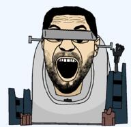 blind blindfold full_body hair hand nails open_mouth skibidi skibidi_toilet skibidi_urinal soyjak stubble urinal variant:cirrus white_skin // 1094x1060 // 48.9KB