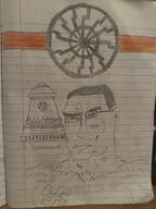 aryan aryan_beast aryan_chud buff closed_mouth drawing eyebrows eyes glasses hair irl muscles muscular_male nazism paper sonnenrad soyjak subvariant:perceptive_chud swastika tattoo ufo variant:chudjak vein // 4284x5712 // 3.1MB
