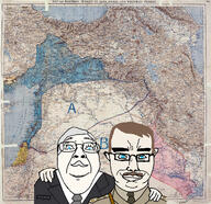 2soyjaks François_Georges_Picot blue_eyes british brown_hair chud_troon_alliance clothes colonialism ear francec friendship glasses grey_hair hair hand happy iran iraq lebanon map mark_sykes middle_east mustache palestine smile soyjak stubble subvariant:chudjak_front sykes_picot_agreement syria turkiye variant:bernd variant:chudjak white_skin // 1280x1243 // 1.0MB