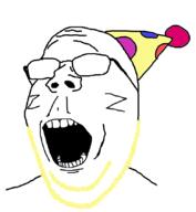 glasses party_hat partyboy variant:gapejak // 778x842 // 14.6KB