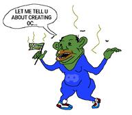 amphibian discord frog kekistan nas:amerimutt nas:pepe pepe_the_frog star_of_david // 741x649 // 35.3KB