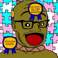 autism award puzzle_piece slop slopjak trans variant:GPTjak // 679x680 // 152.9KB