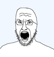 angry glasses open_mouth soyjak stubble template variant:unknown // 680x719 // 13.2KB