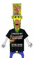 belt clothes crybaby ear flatout flavorjak glasses green_skin gum oh_my_god_she_is_so_attractive sour sour_gum sourjak stubble text tshirt // 1221x2048 // 1.4MB