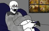 comfy crying dressed edit fall frog full_body gaming leaves low_quality pepe ps4 selfish_little_fuck tree variant:cryboy_soyjak window // 620x387 // 194.2KB