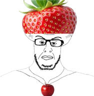 apple food fruit meta:tagme strawberry variant:jakub yakub // 811x828 // 241.4KB