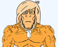 arm blond blonde_hair_ blue_eyes buff closed_mouth clothes coco_(ongezellig) gigachad glasses hair ongezellig series:aryan_soyjaks soyjak subvariant:chudjak_front subvariant:muscular_chud sweater template trend:aryan tshirt variant:chudjak variant:markiplier_soyjak vein zwabag // 1500x1210 // 53.9KB