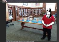 a_(4chan) black_pants book day display library literacy rape read red_shirt reddit shoe subvariant:hornyson upvote variant:cobson // 1253x891 // 1.4MB