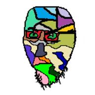 colorful glasses green_eyes soyjak stubble variant:stjak // 151x151 // 5.8KB