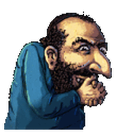 clothes ext=gif happy_merchant hat hooked_nose jewish_nose judaism kike kippah laughing merchant nas:merchant pixel_art // 109x128 // 16.2KB