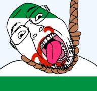 ack dead flag flag:ingushetia glasses hair hanging ingushetia open_mouth rope russia skin soyjak stubble suicide teeth tongue transparent transparent_background variant:bernd white yellow_teeth // 768x719 // 47.1KB